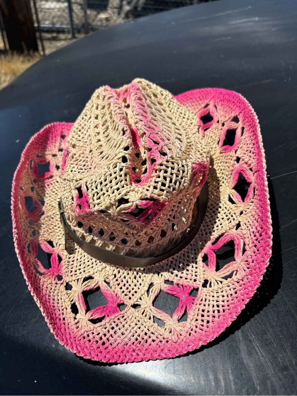 Buy one get anything free bundle it. Pink-Straw Cowboy Hat or sparkley rim hat